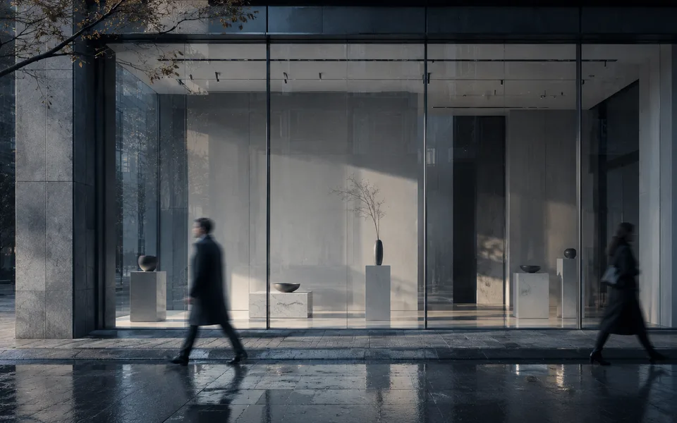 Contemporary showroom for catalogue and B2B sales